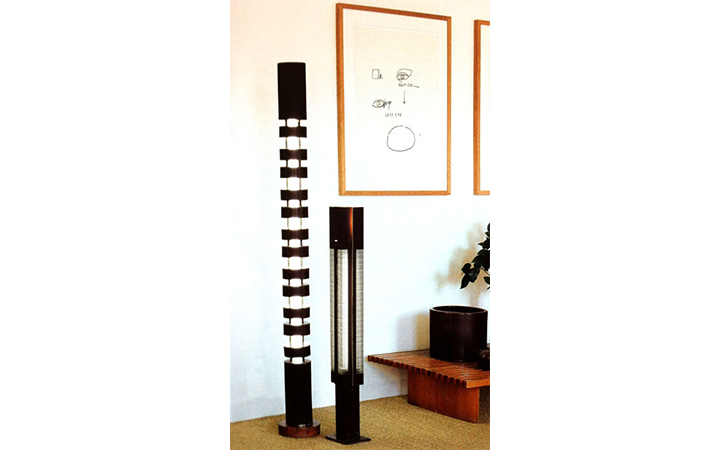 Totem Floor Lamp by Serge Mouille Floor Lamps